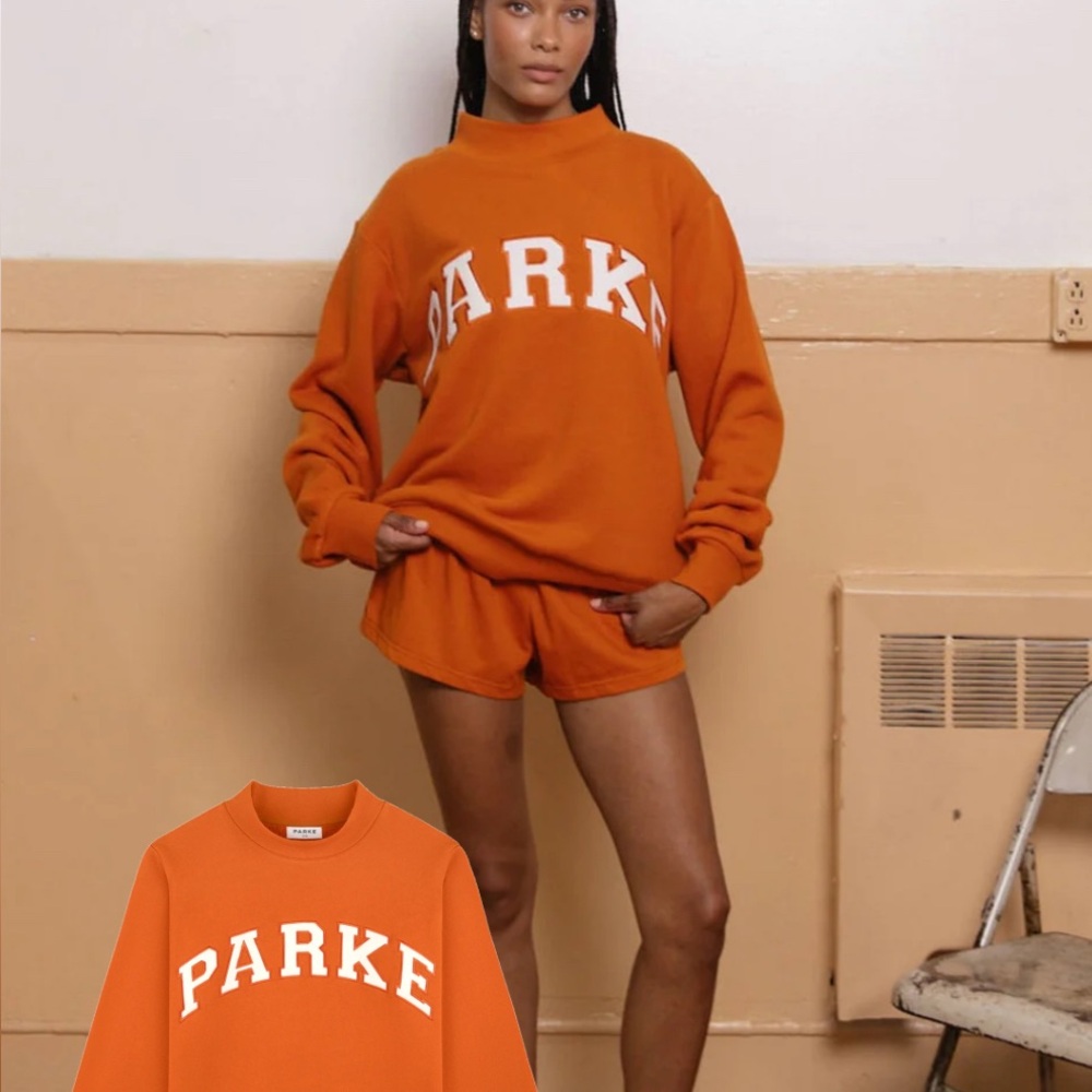 PARKE Women's Orange Sweatshirt